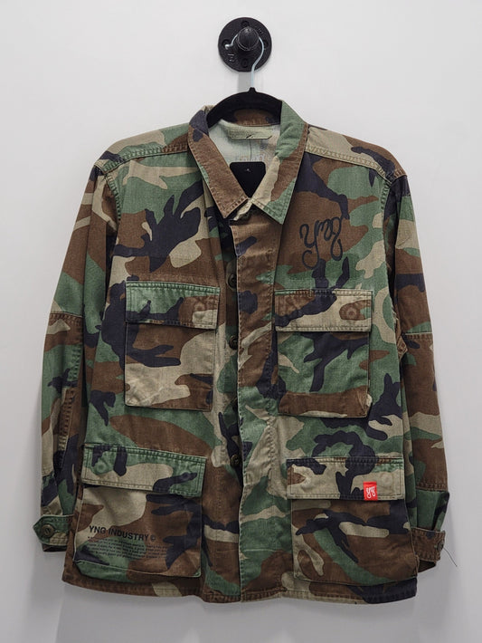 Custom Yng Industry Vintage Camo Jacket